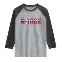 Norge Flag Norway Raglan Shirt Norwegian Home Love Family