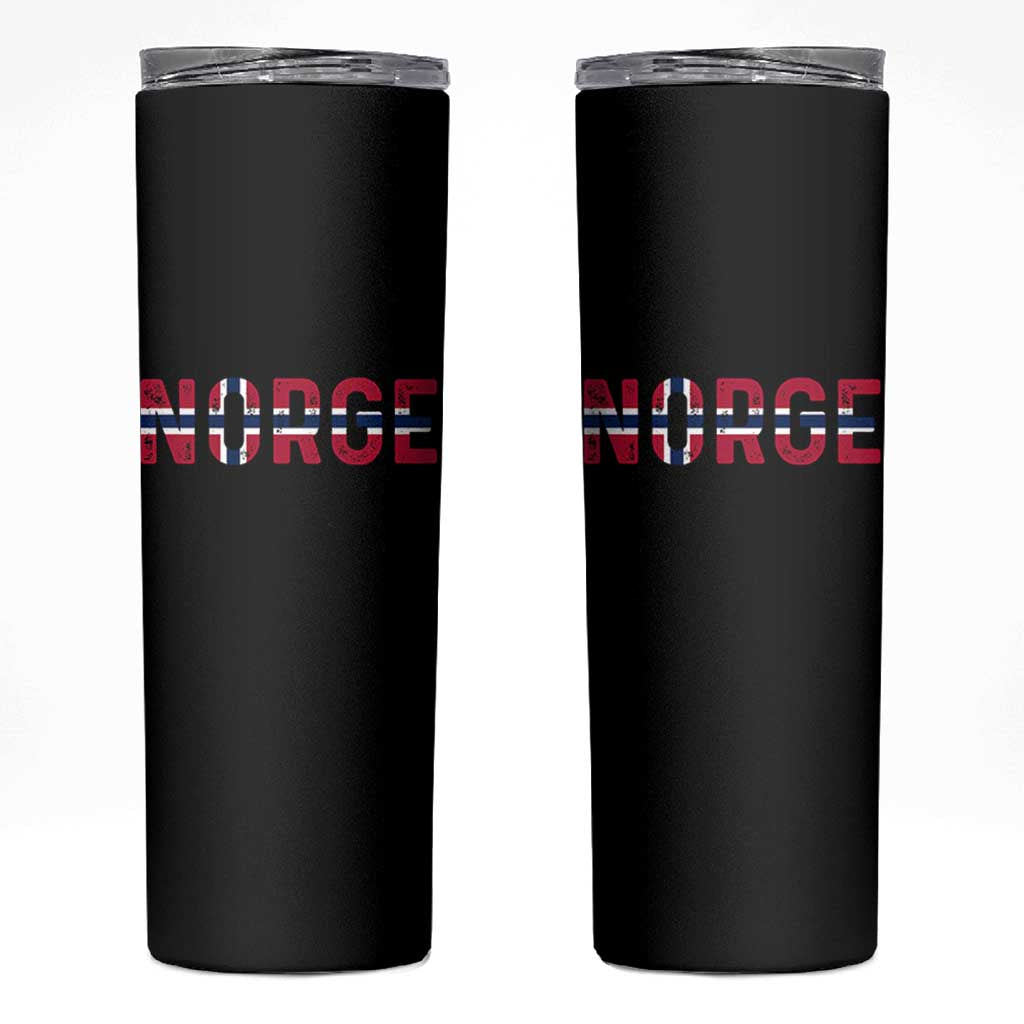 Norge Flag Norway Skinny Tumbler Norwegian Home Love Family