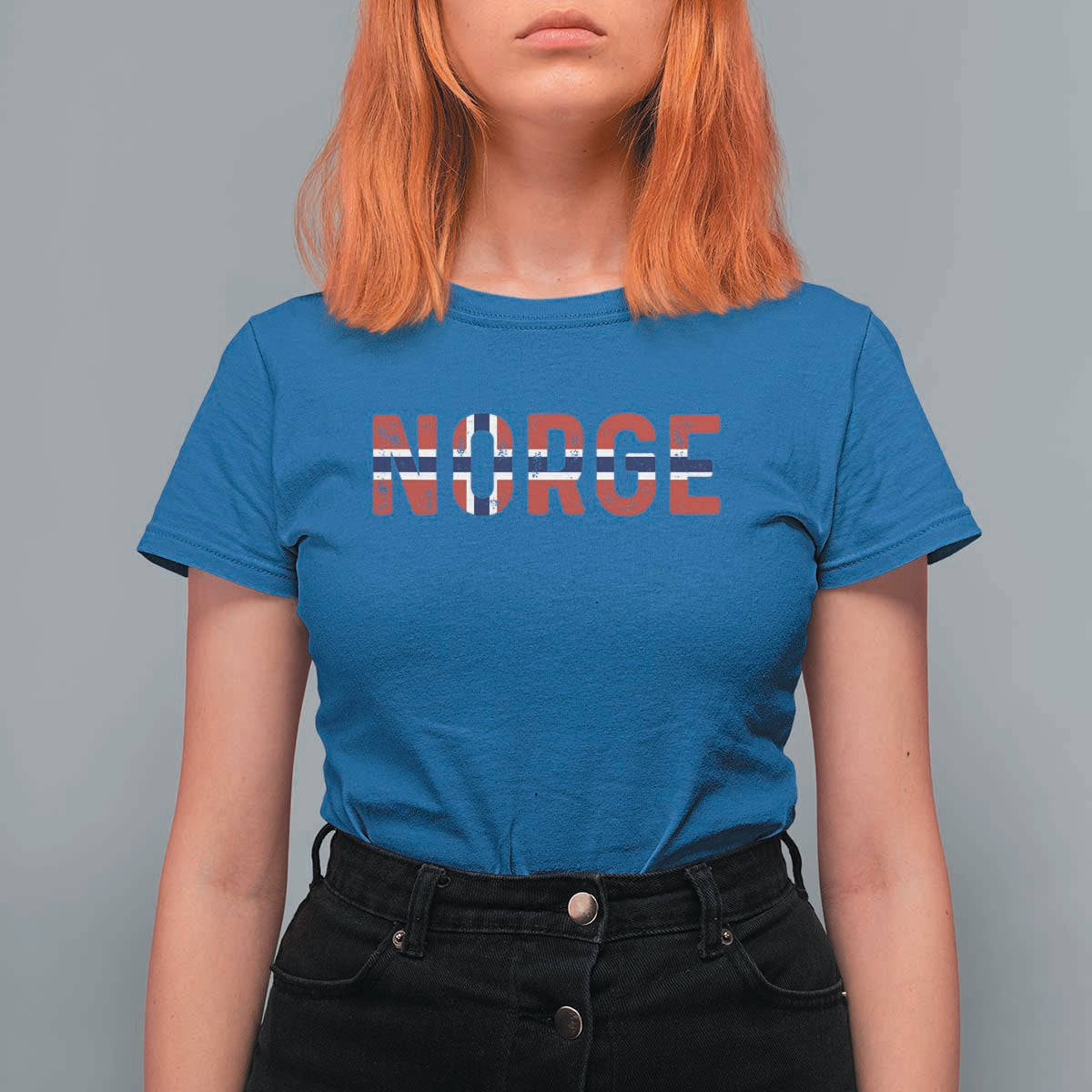 Norge Flag Norway T Shirt For Women Norwegian Home Love Family