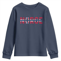 Norge Flag Norway Youth Sweatshirt Norwegian Home Love Family