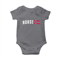 Norway Norge Norwegian Flag Graphic Baby Onesie