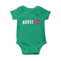 Norway Norge Norwegian Flag Graphic Baby Onesie