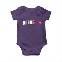 Norway Norge Norwegian Flag Graphic Baby Onesie