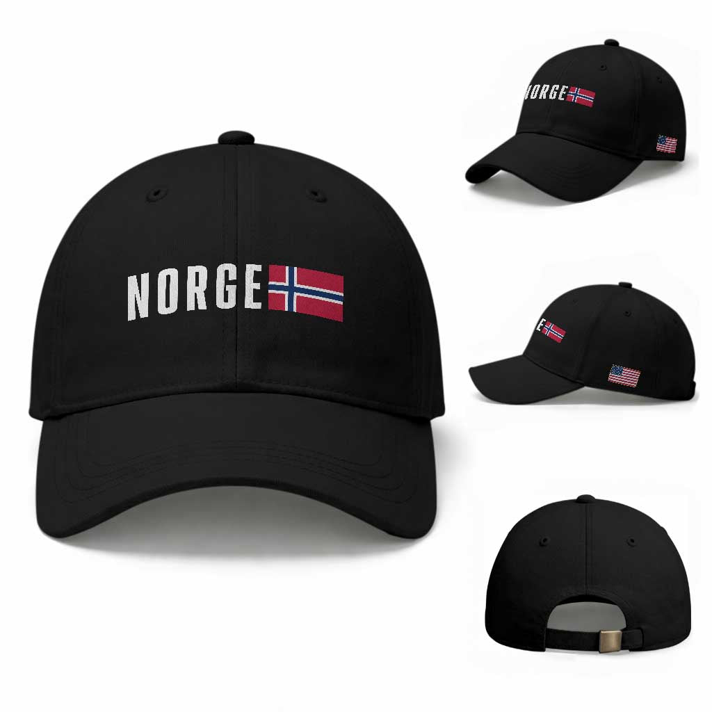 Norway Norge Norwegian Flag Graphic Baseball Cap