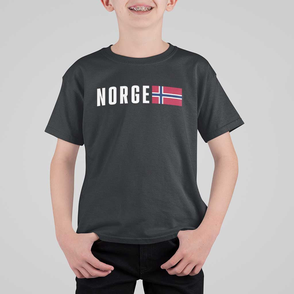 Norway Norge Norwegian Flag Graphic T Shirt For Kid