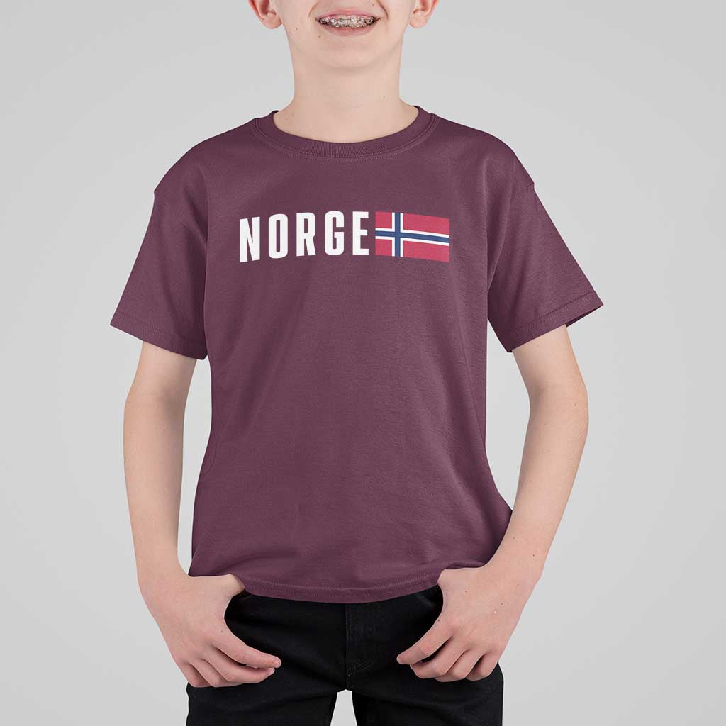 Norway Norge Norwegian Flag Graphic T Shirt For Kid