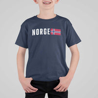 Norway Norge Norwegian Flag Graphic T Shirt For Kid