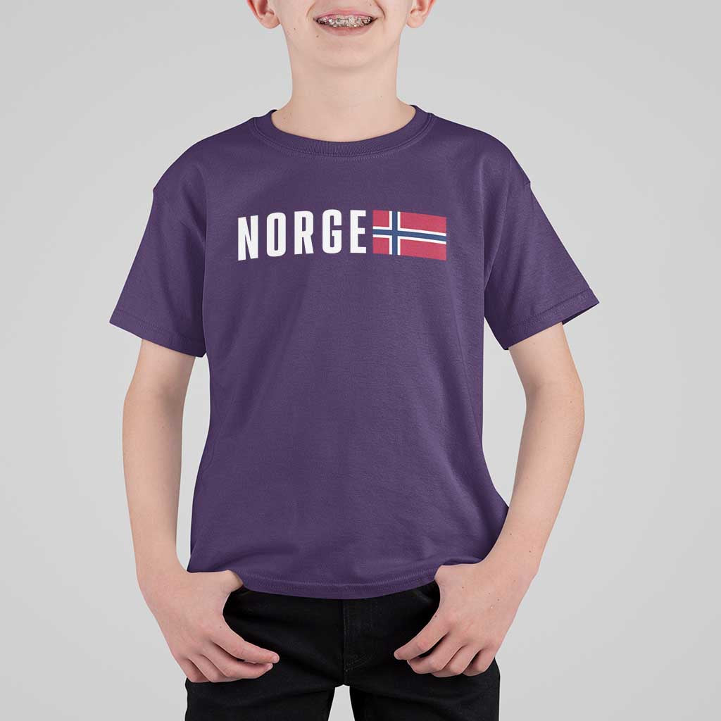 Norway Norge Norwegian Flag Graphic T Shirt For Kid