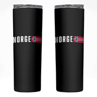 Norway Norge Norwegian Flag Graphic Skinny Tumbler