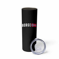 Norway Norge Norwegian Flag Graphic Skinny Tumbler
