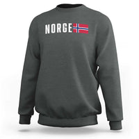 Norway Norge Norwegian Flag Graphic Sweatshirt