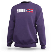 Norway Norge Norwegian Flag Graphic Sweatshirt