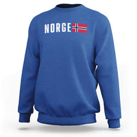 Norway Norge Norwegian Flag Graphic Sweatshirt