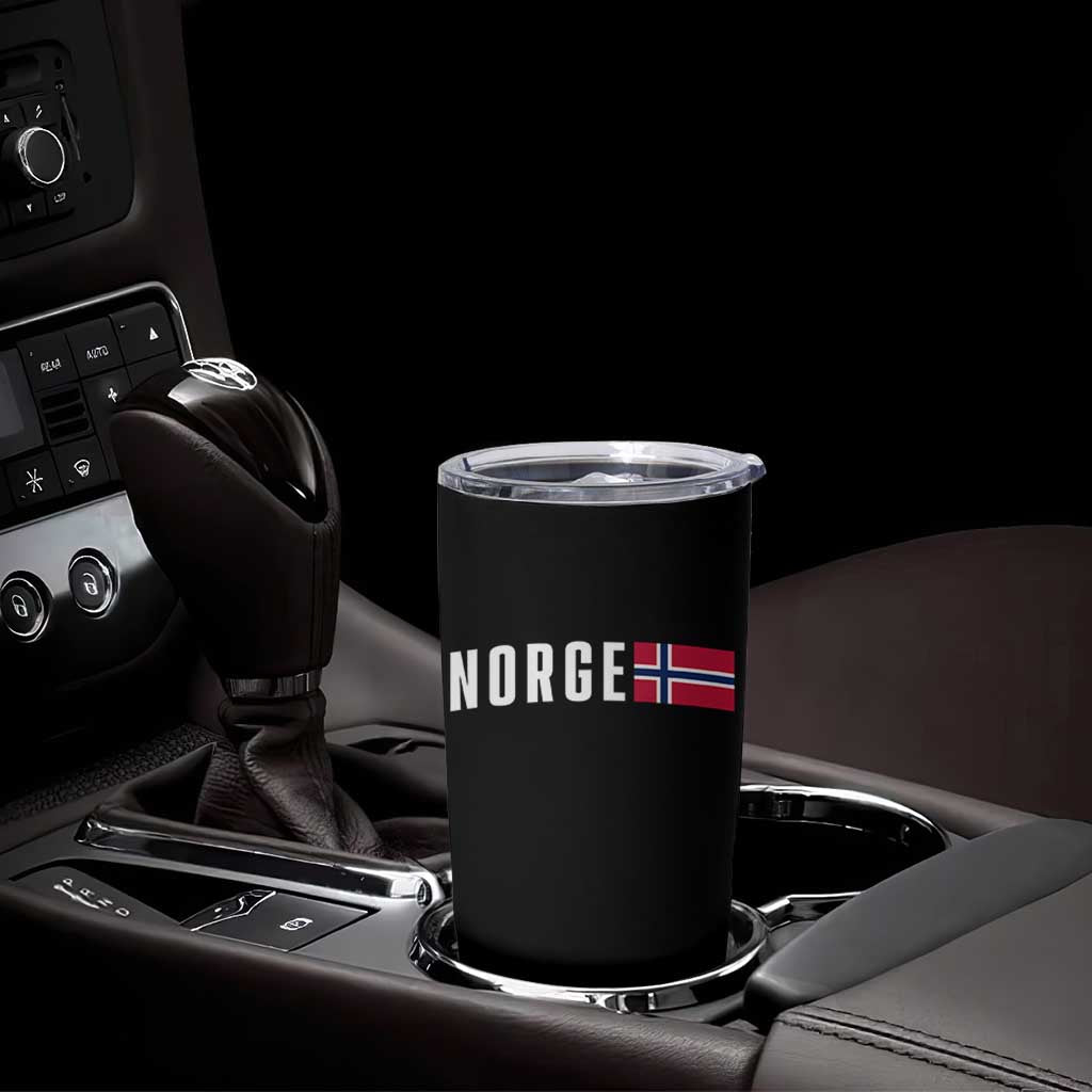 Norway Norge Norwegian Flag Graphic Tumbler Cup