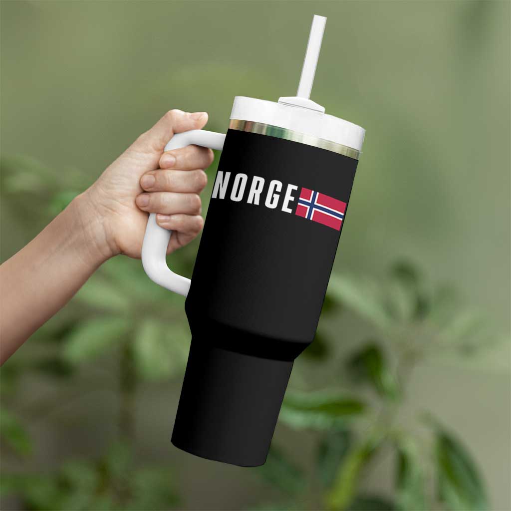 Norway Norge Norwegian Flag Graphic Tumbler With Handle