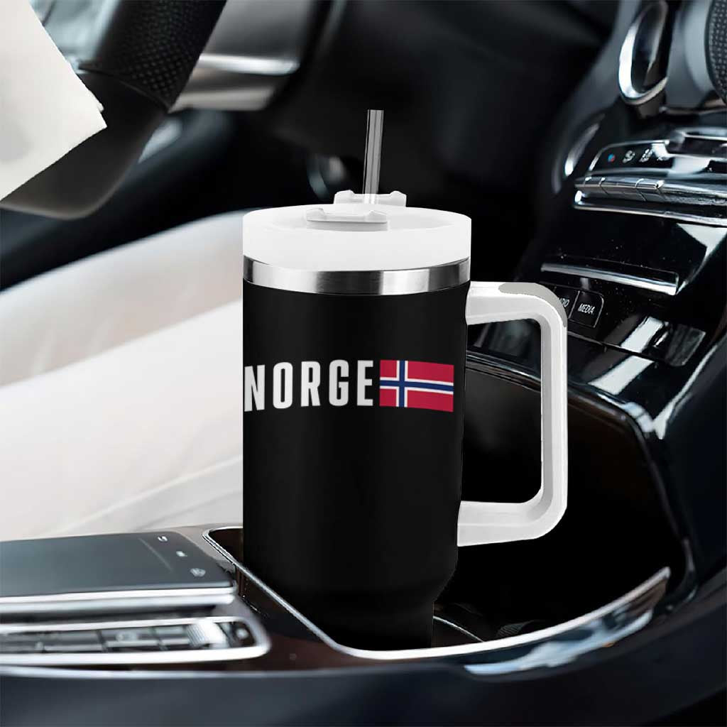 Norway Norge Norwegian Flag Graphic Tumbler With Handle