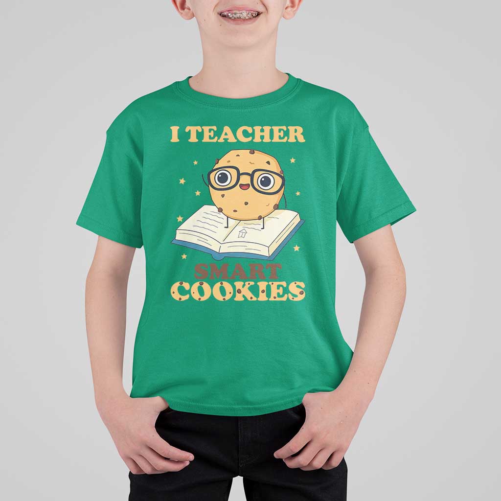 I Teach Smart Cookies T Shirt For Kid Funny Teacher - Wonder Print Shop