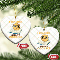 I Teach Smart Cookies Ceramic Ornament Funny Teacher - Wonder Print Shop