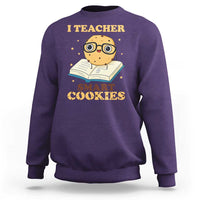 I Teach Smart Cookies Sweatshirt Funny Teacher - Wonder Print Shop