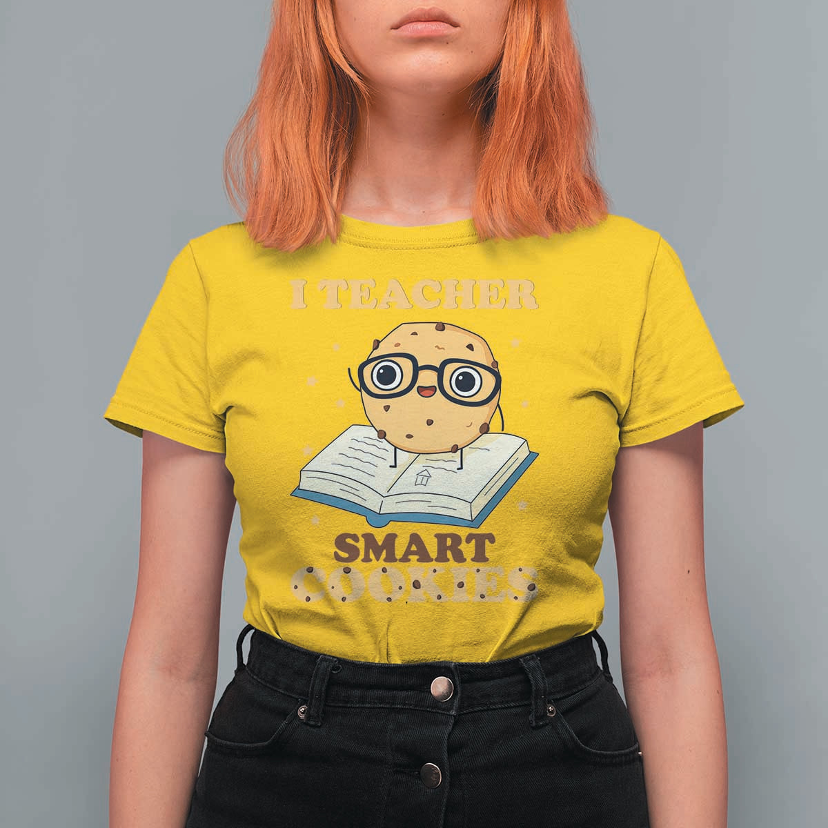 I Teach Smart Cookies T Shirt For Women Funny Teacher - Wonder Print Shop