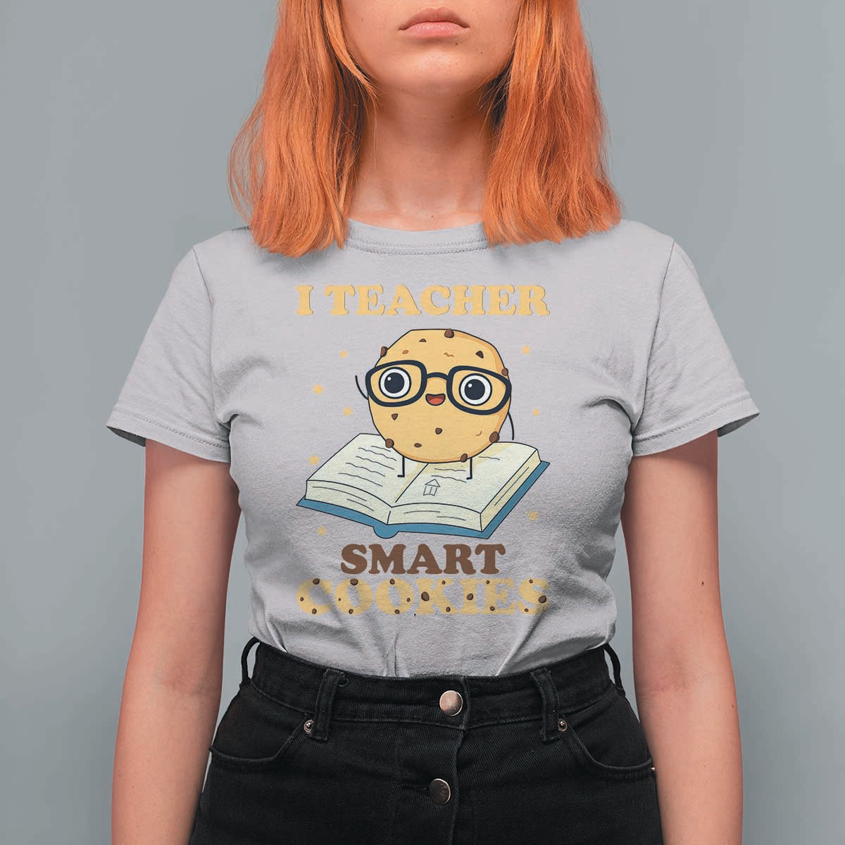 I Teach Smart Cookies T Shirt For Women Funny Teacher - Wonder Print Shop