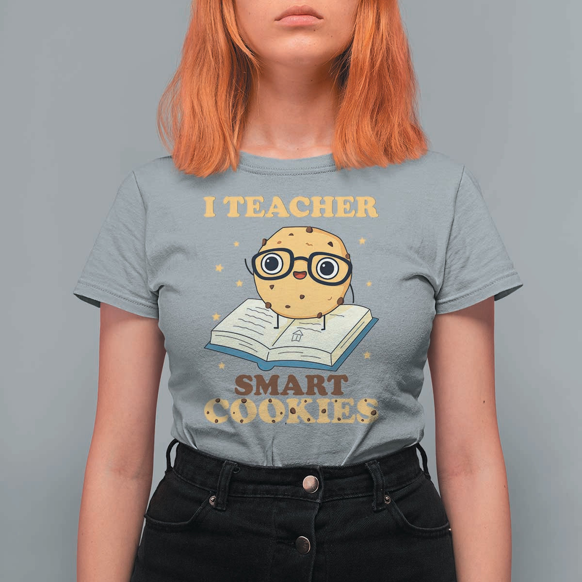 I Teach Smart Cookies T Shirt For Women Funny Teacher - Wonder Print Shop