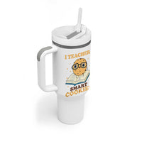 I Teach Smart Cookies Tumbler With Handle Funny Teacher - Wonder Print Shop
