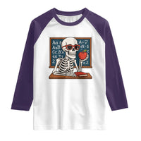 I Will Just Wait Until It Is Quite Raglan Shirt Funny Skeleton Teacher - Wonder Print Shop