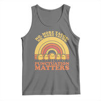 Funny Taco English Teacher Tank Top No More Tacos Punctuation Matters - Wonder Print Shop