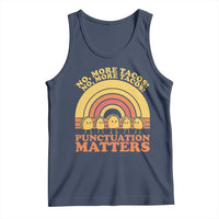 Funny Taco English Teacher Tank Top No More Tacos Punctuation Matters - Wonder Print Shop