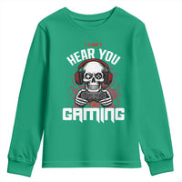 Funny Skeleton Gaming Youth Sweatshirt Can Not Hear You I Am Gaming Video Game - Wonder Print Shop