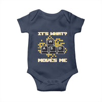 Funny PC Gamer Gaming Baby Onesie It Is What Moves Me - Wonder Print Shop