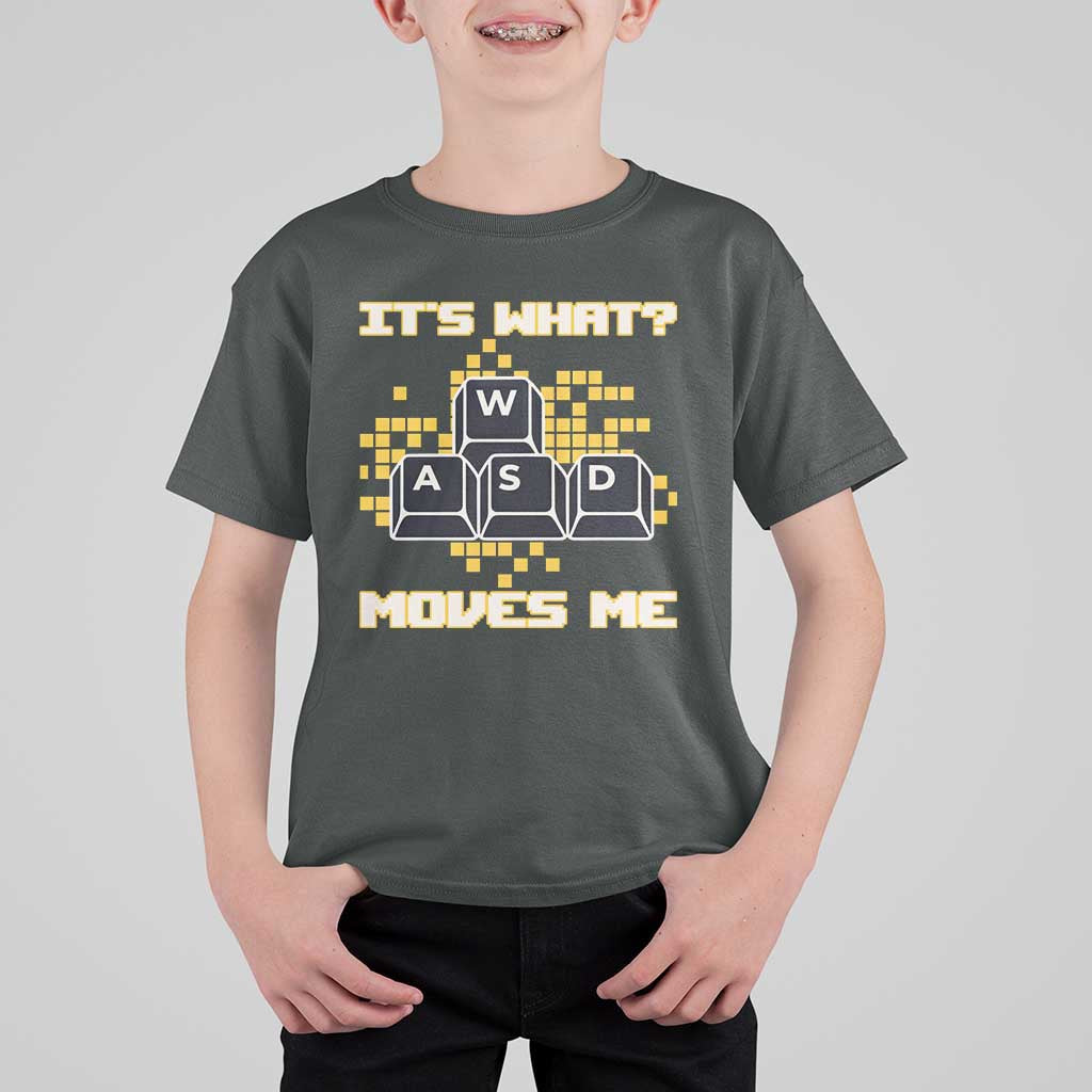 Funny PC Gamer Gaming T Shirt For Kid It Is What Moves Me - Wonder Print Shop