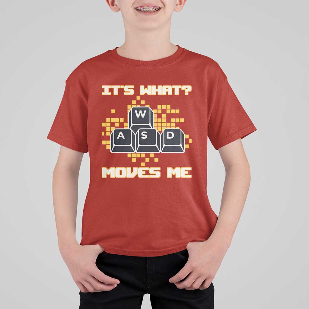 Funny PC Gamer Gaming T Shirt For Kid It Is What Moves Me - Wonder Print Shop