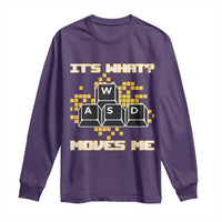 Funny PC Gamer Gaming Long Sleeve Shirt It Is What Moves Me - Wonder Print Shop