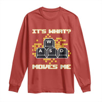 Funny PC Gamer Gaming Long Sleeve Shirt It Is What Moves Me - Wonder Print Shop
