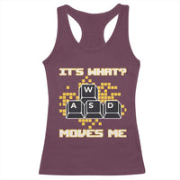 Funny PC Gamer Gaming Racerback Tank Top It Is What Moves Me - Wonder Print Shop