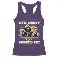 Funny PC Gamer Gaming Racerback Tank Top It Is What Moves Me - Wonder Print Shop