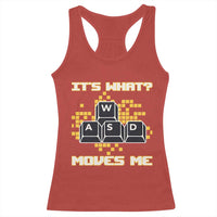 Funny PC Gamer Gaming Racerback Tank Top It Is What Moves Me - Wonder Print Shop