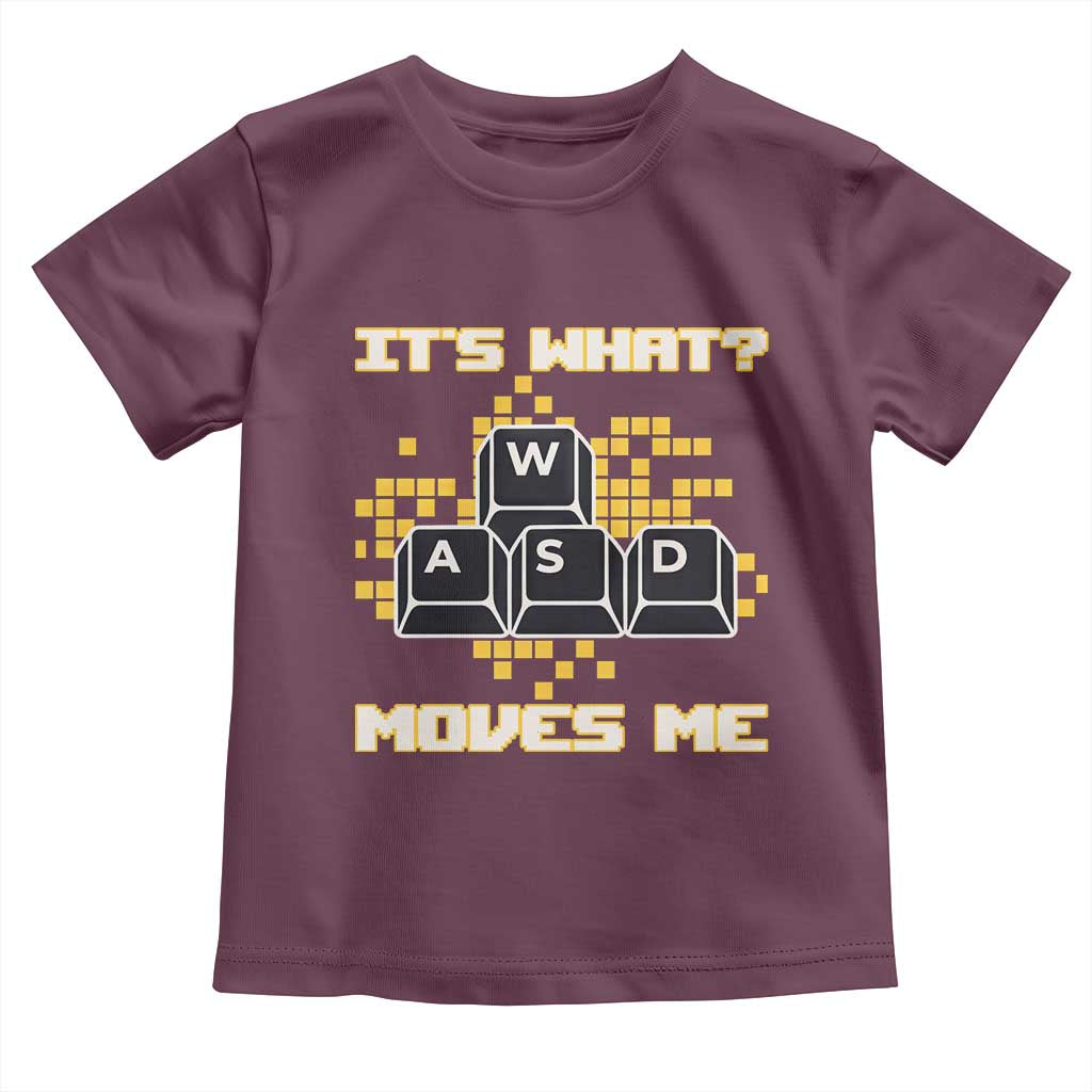 Funny PC Gamer Gaming Toddler T Shirt It Is What Moves Me - Wonder Print Shop