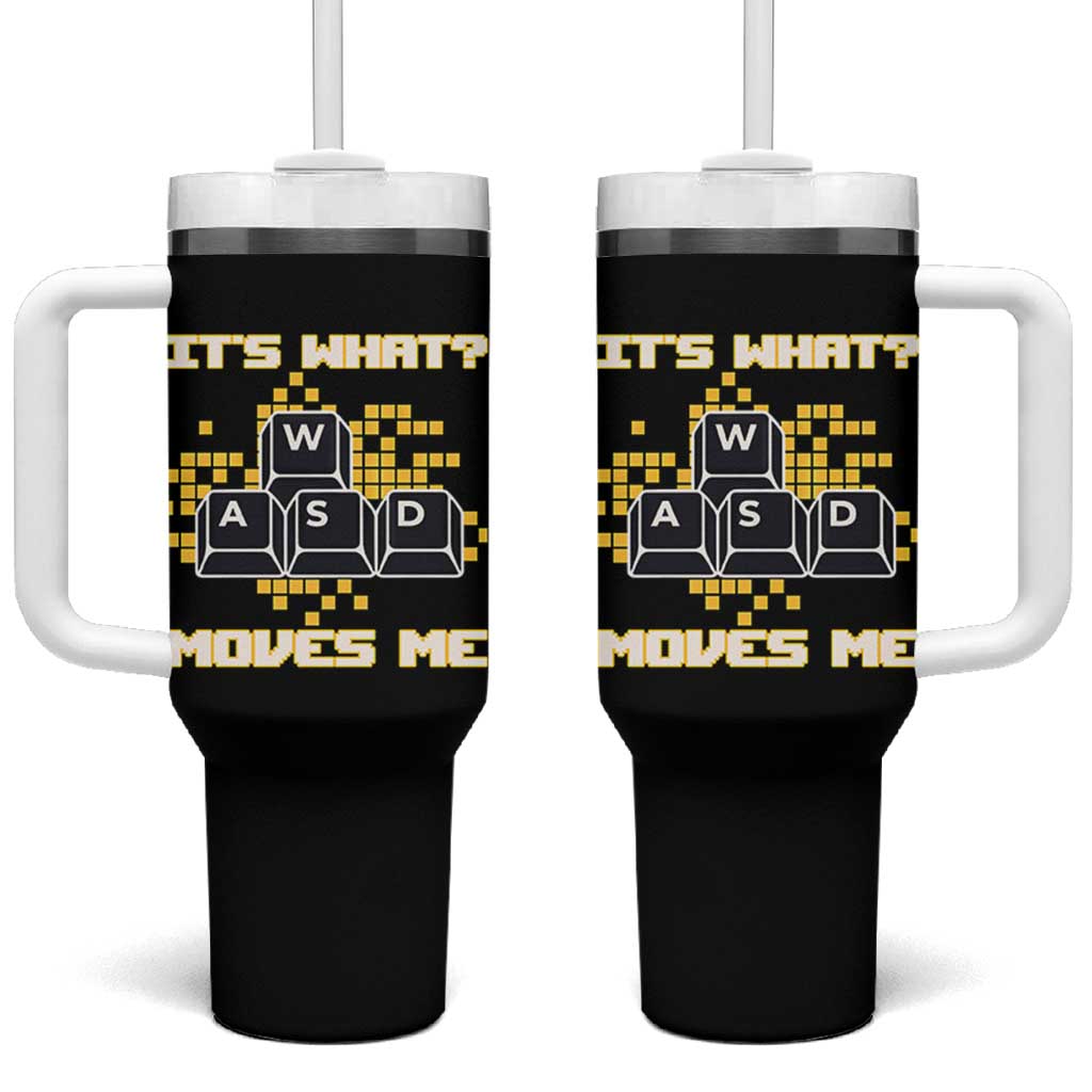 Funny PC Gamer Gaming Tumbler With Handle It Is What Moves Me - Wonder Print Shop