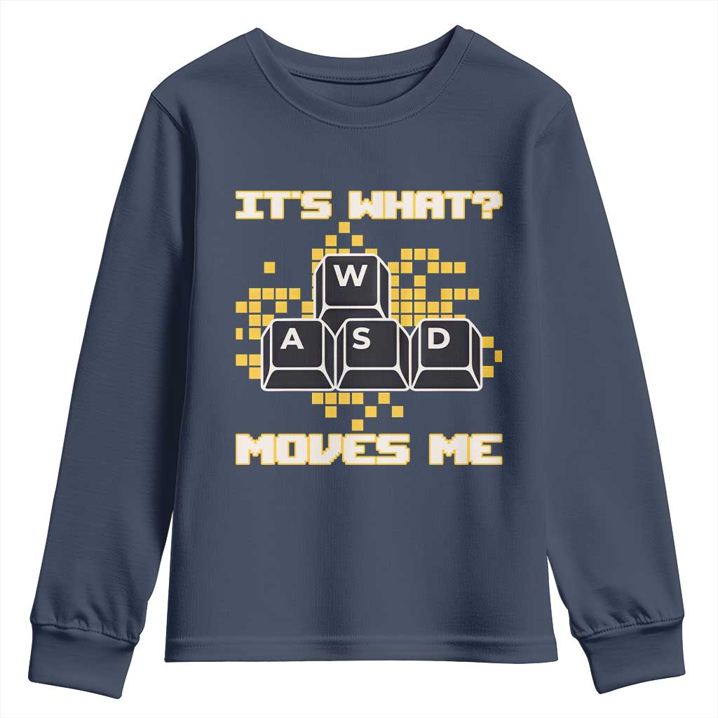 Funny PC Gamer Gaming Youth Sweatshirt It Is What Moves Me - Wonder Print Shop