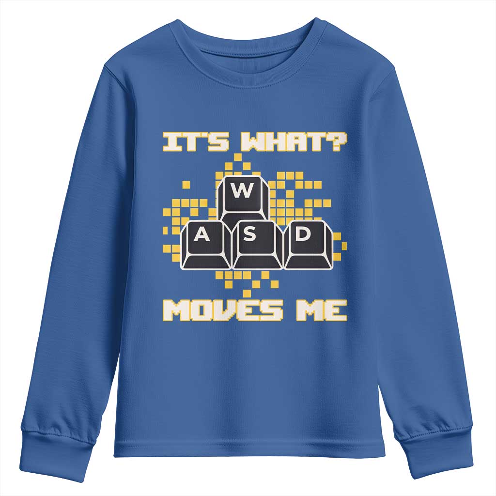 Funny PC Gamer Gaming Youth Sweatshirt It Is What Moves Me - Wonder Print Shop