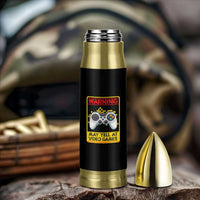 Funny Video Gamer Bullet Tumbler Warning May Yell At Video Games - Wonder Print Shop