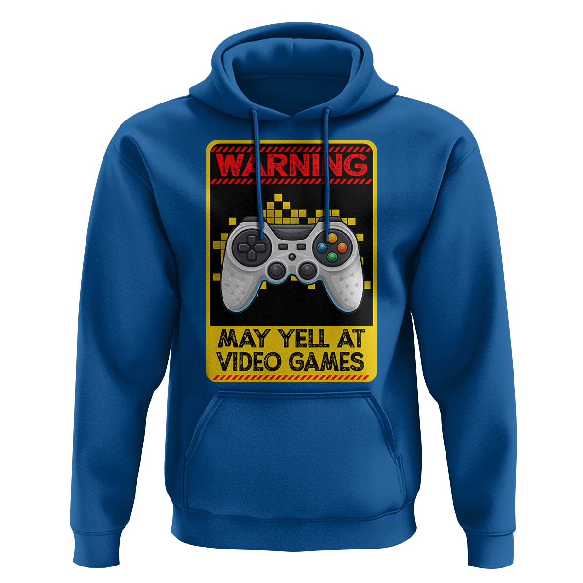Funny Video Gamer Hoodie Warning May Yell At Video Games - Wonder Print Shop