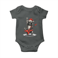 Funny Raccoon Rock Music Christmas Baby Onesie - Wonder Print Shop