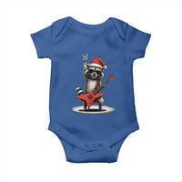 Funny Raccoon Rock Music Christmas Baby Onesie - Wonder Print Shop