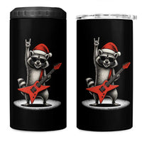 Funny Raccoon Rock Music Christmas 4 in 1 Can Cooler Tumbler - Wonder Print Shop
