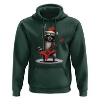 Funny Raccoon Rock Music Christmas Hoodie - Wonder Print Shop
