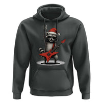 Funny Raccoon Rock Music Christmas Hoodie - Wonder Print Shop